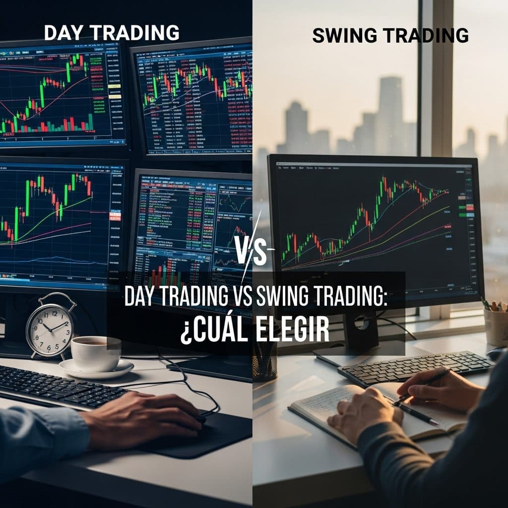 Day trading vs swing trading: ¿cuál elegir?
